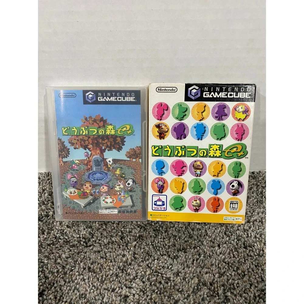 Nintendo GameCube Game Excellent Animal Crossing e+ Japan Import